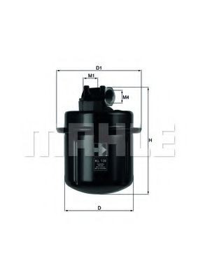 KL109 Mahle Original Filtr paliwa